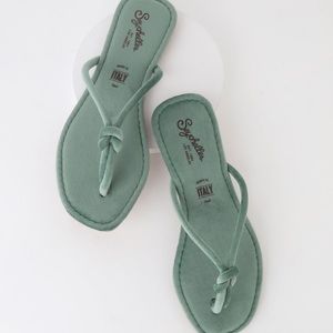 Seychelles Lifelong Velvet Thong Sandals